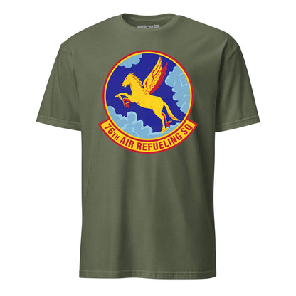 Mach2 Squadron Upload | 76TH AIR REFUELING SQUADRON | T-Shirt | OD Green | MACH-SHORT-SLEEVE-FRONT-OD.jpg