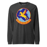 Mach2 Squadron Upload | 76TH AIR REFUELING SQUADRON | Long Sleeve | Charcoal Heather | MACH-LONG-SLEEVE-FRONT-CHARCOAL.jpg