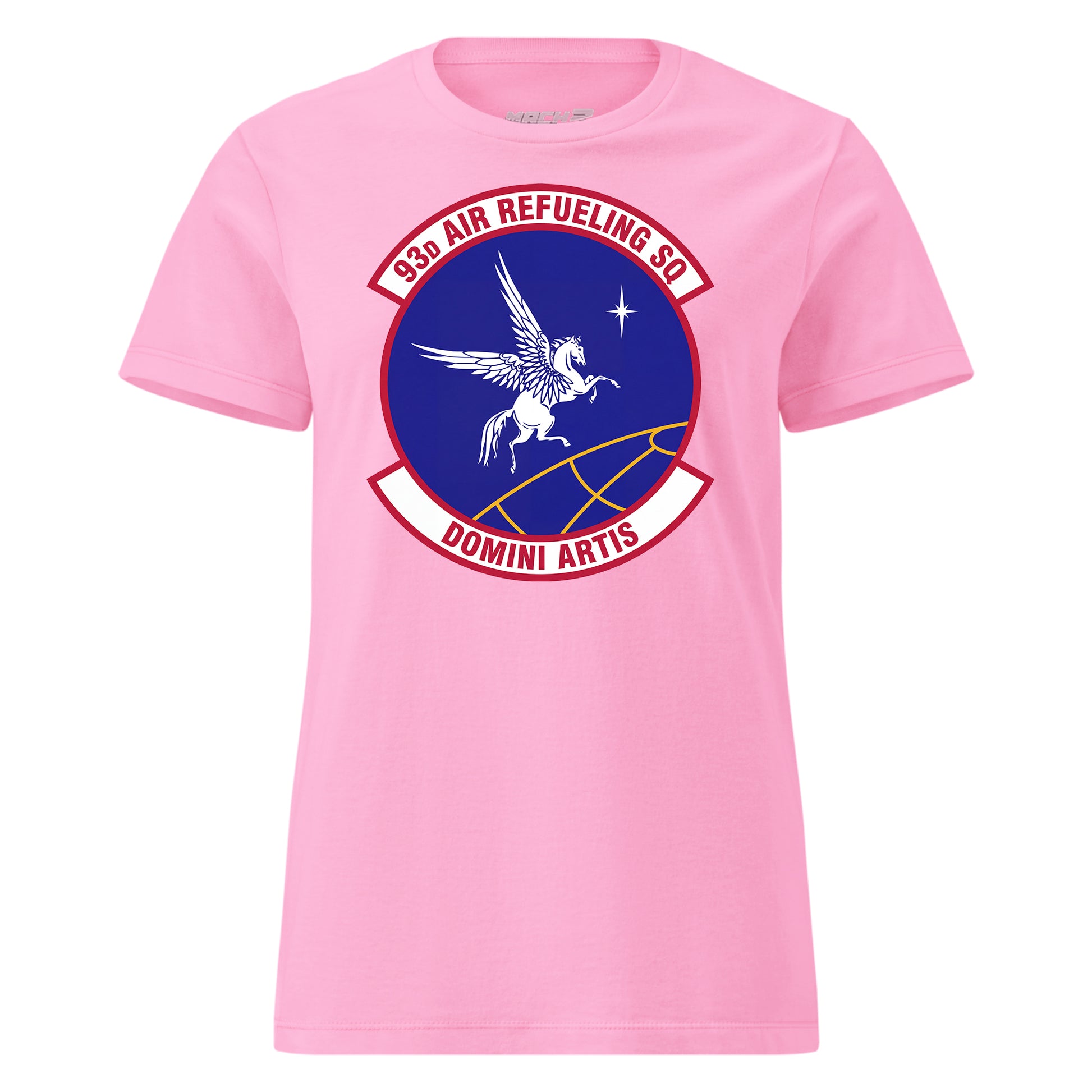 Mach2 Squadron Upload | 93RD AIR REFUELING SQUADRON | Womens | Pink | MACH-WOMENS-FRONT-PINK.jpg