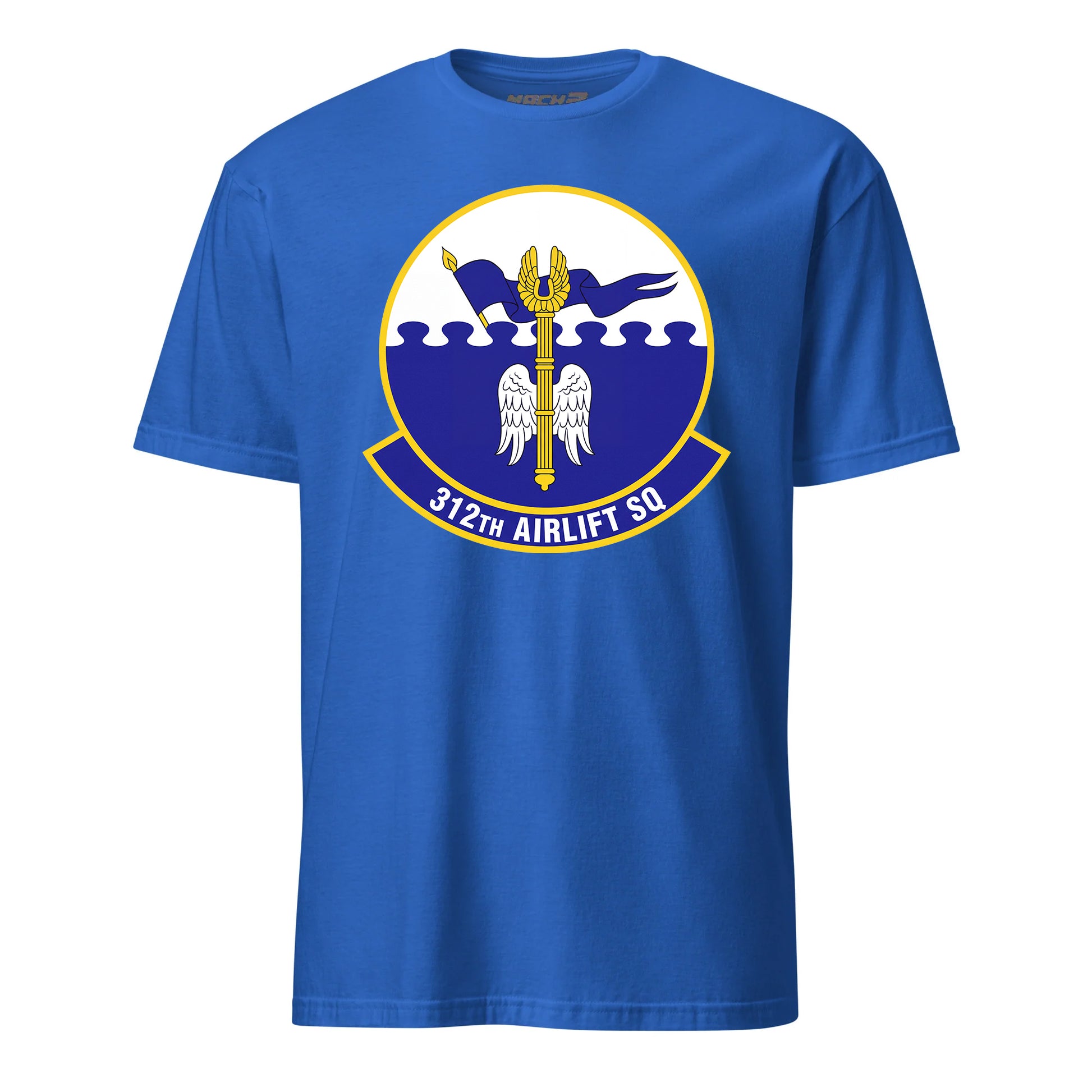 Mach2 Squadron Upload | 312TH AIRLIFT SQUADRON | T-Shirt | Royal | MACH-SHORT-SLEEVE-FRONT-ROYAL.jpg