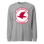 Mach2 Squadron Upload | 517TH AIRLIFT SQUADRON | Long Sleeve | Heather Grey | MACH-LONG-SLEEVE-FRONT-GREY.jpg