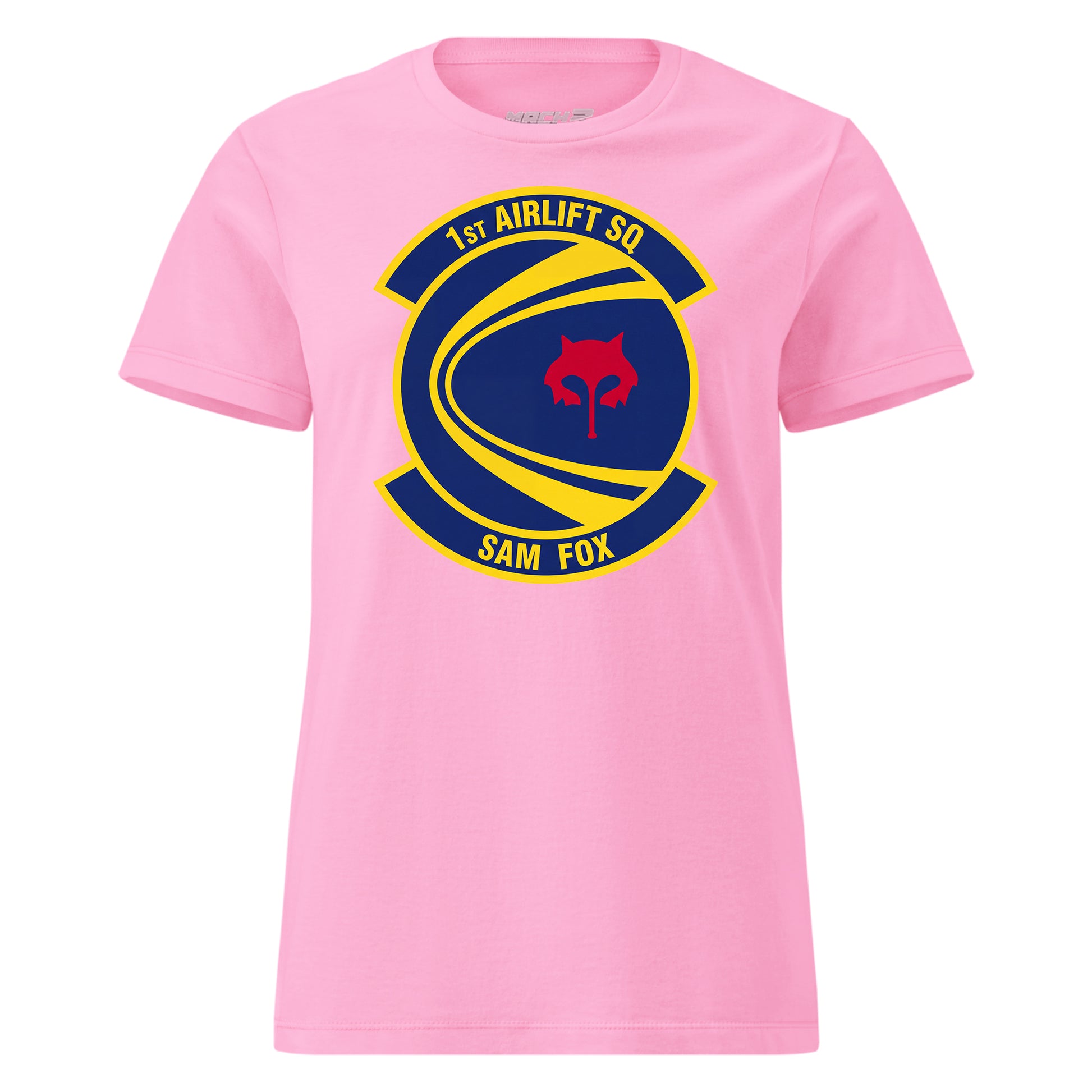 Mach2 Squadron Upload | 1ST AIRLIFT SQUADRON | Womens | Pink | MACH-WOMENS-FRONT-PINK.jpg