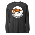 Mach2 Squadron Upload | 141ST AIR REFUELING SQUADRON | Long Sleeve | Charcoal Heather | MACH-LONG-SLEEVE-FRONT-CHARCOAL.jpg