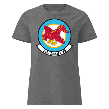 Mach2 Squadron Upload | 143RD AIRLIFT SQUADRON | Womens | Charcoal Heather | MACH-WOMENS-FRONT-CHARCOAL.jpg