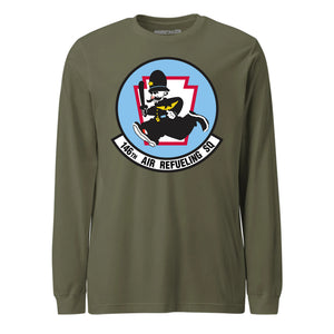 Mach2 Squadron Upload | 146TH AIR REFUELING SQUADRON | Long Sleeve | OD Green | MACH-LONG-SLEEVE-FRONT-OD.jpg