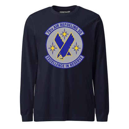 Mach2 Squadron Upload | 79TH AIR REFUELING SQUADRON | Long Sleeve | Navy | MACH-LONG-SLEEVE-FRONT-NAVY.jpg