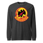 Mach2 Squadron Upload | 465TH AIR REFUELING SQUADRON | Long Sleeve | Charcoal Heather | MACH-LONG-SLEEVE-FRONT-CHARCOAL.jpg