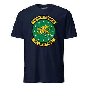Mach2 Squadron Upload | 77TH AIR REFUELING SQUADRON | T-Shirt | Navy | MACH-SHORT-SLEEVE-FRONT-NAVY.jpg