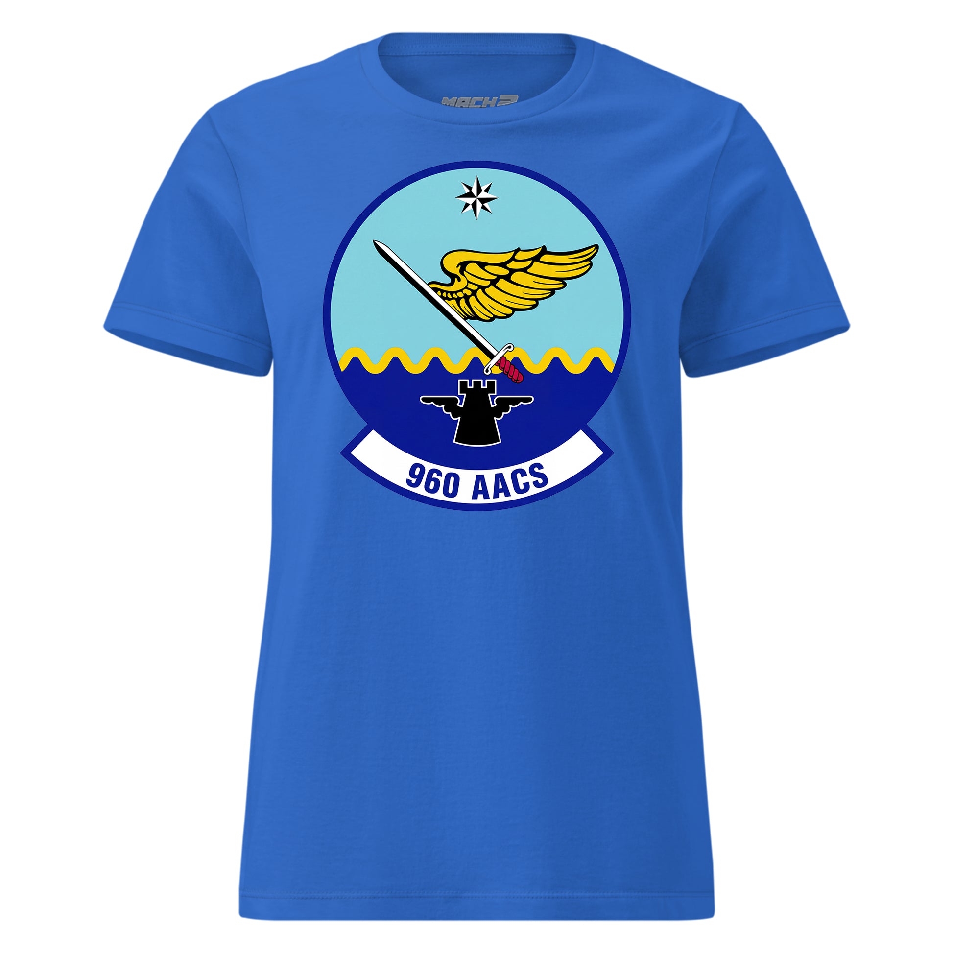 Mach2 Squadron Upload | 960TH AIRBORNE AIR CONTROL SQUADRON | Womens | Royal | MACH-WOMENS-FRONT-ROYAL.jpg