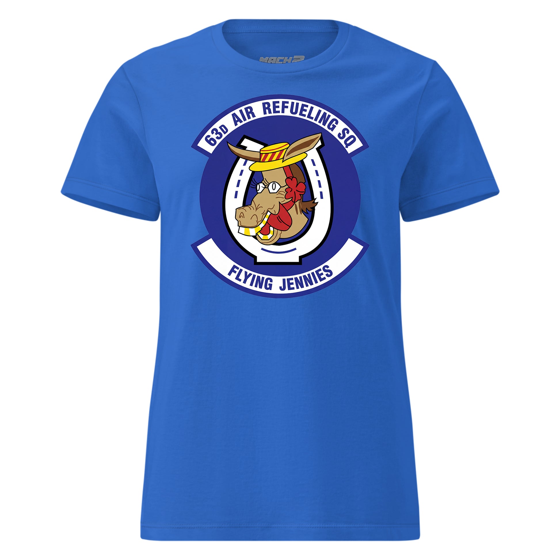 Mach2 Squadron Upload | 63RD AIR REFUELING SQUADRON | Womens | Royal | MACH-WOMENS-FRONT-ROYAL.jpg