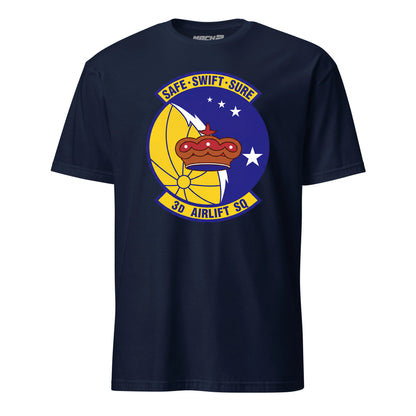 Mach2 Squadron Upload | 3RD AIRLIFT SQUADRON | T-Shirt | Navy | MACH-SHORT-SLEEVE-FRONT-NAVY.jpg