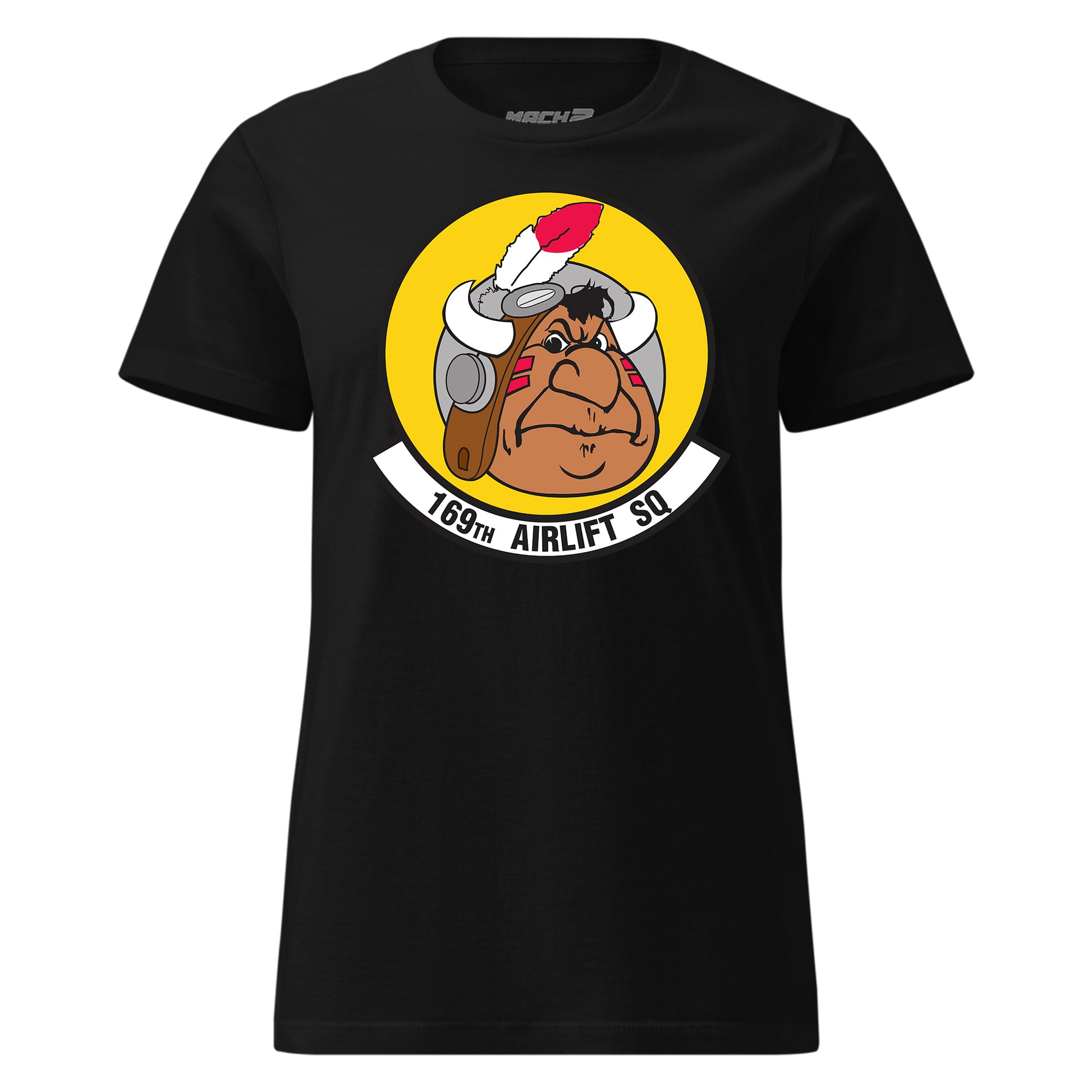 Mach2 Squadron Upload | 169TH AIRLIFT SQUADRON | Womens | Black | MACH-WOMENS-FRONT-BLACK.jpg