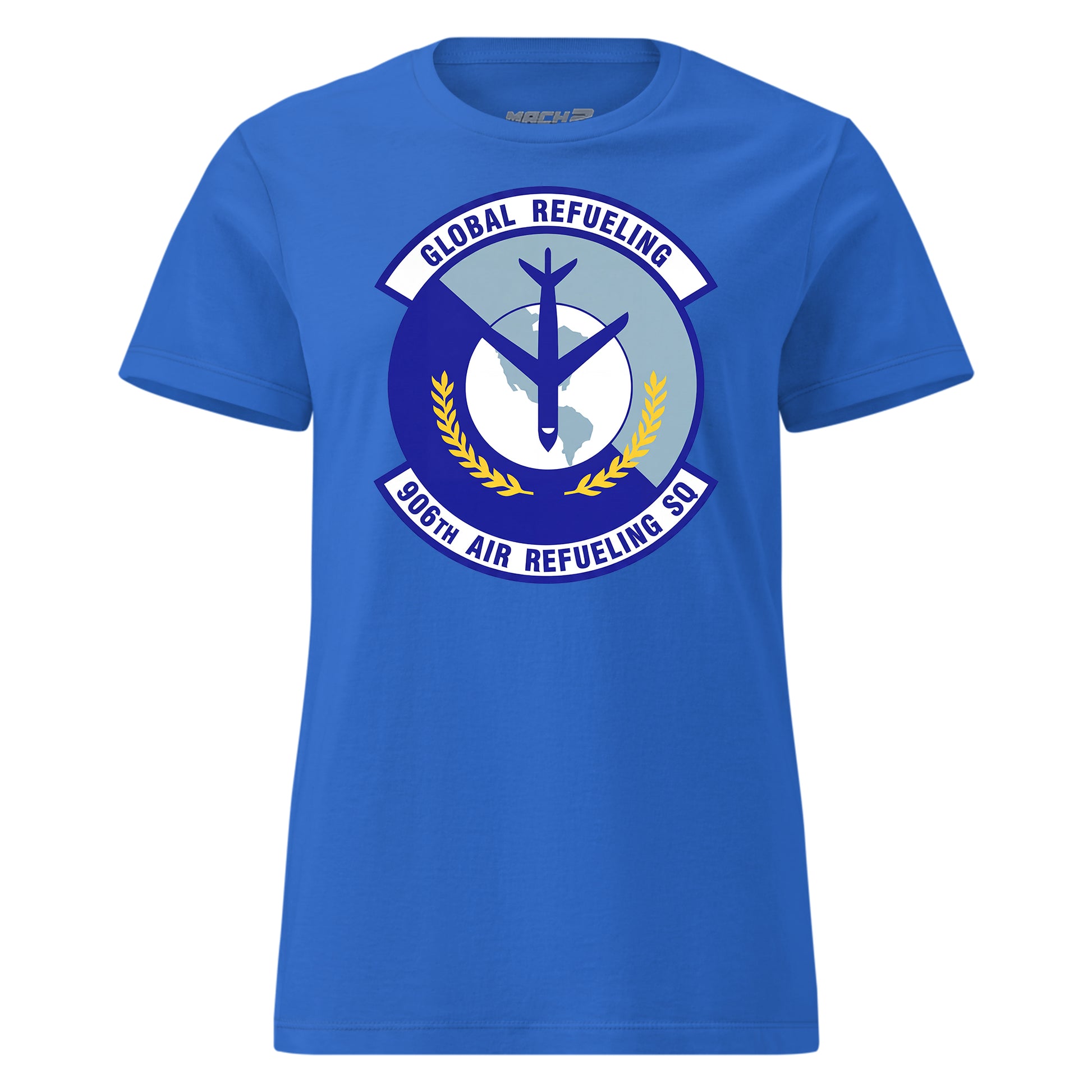 Mach2 Squadron Upload | 906TH AIR REFUELING SQUADRON | Womens | Royal | MACH-WOMENS-FRONT-ROYAL.jpg