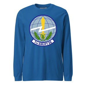 Mach2 Squadron Upload | 7TH AIRLIFT SQUADRON | Long Sleeve | Royal | MACH-LONG-SLEEVE-FRONT-ROYAL.jpg