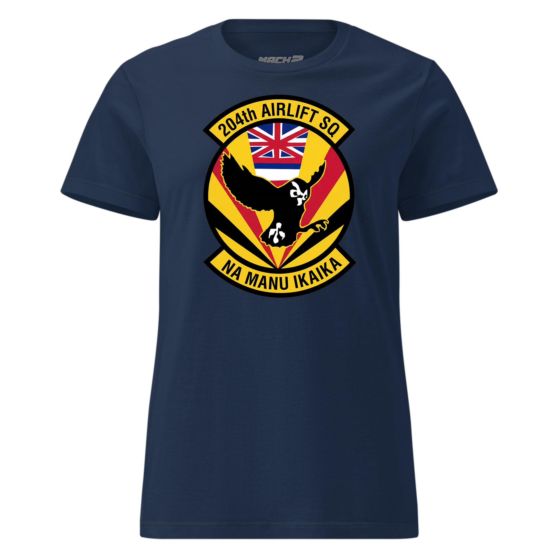 Mach2 Squadron Upload | 204TH AIRLIFT SQUADRON | Womens | Navy | MACH-WOMENS-FRONT-NAVY.jpg