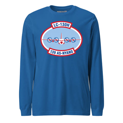 Mach2 Squadron Upload | 139TH AIRLIFT SQUADRON | Long Sleeve | Royal | MACH-LONG-SLEEVE-FRONT-ROYAL.jpg