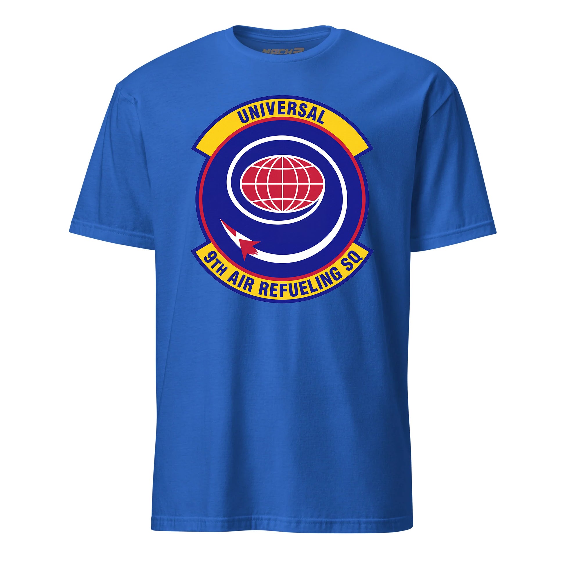 Mach2 Squadron Upload | 9TH AIR REFUELING SQUADRON | T-Shirt | Royal | MACH-SHORT-SLEEVE-FRONT-ROYAL.jpg