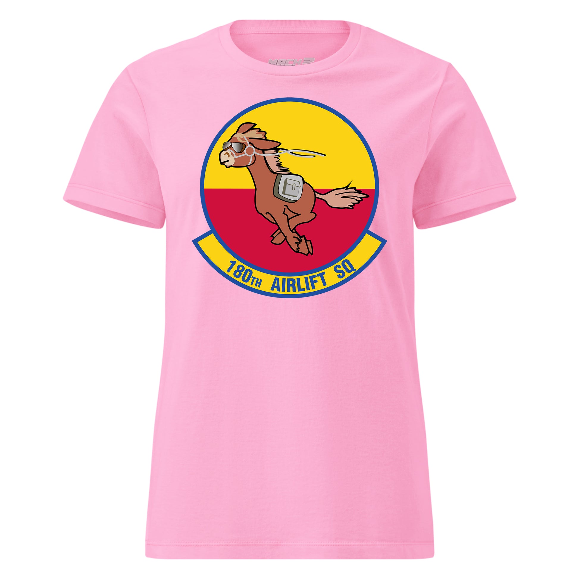 Mach2 Squadron Upload | 180TH AIRLIFT SQUADRON | Womens | Pink | MACH-WOMENS-FRONT-PINK.jpg
