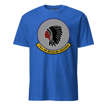 Mach2 Squadron Upload | 174TH AIR REFUELING SQUADRON | T-Shirt | Royal | MACH-SHORT-SLEEVE-FRONT-ROYAL.jpg