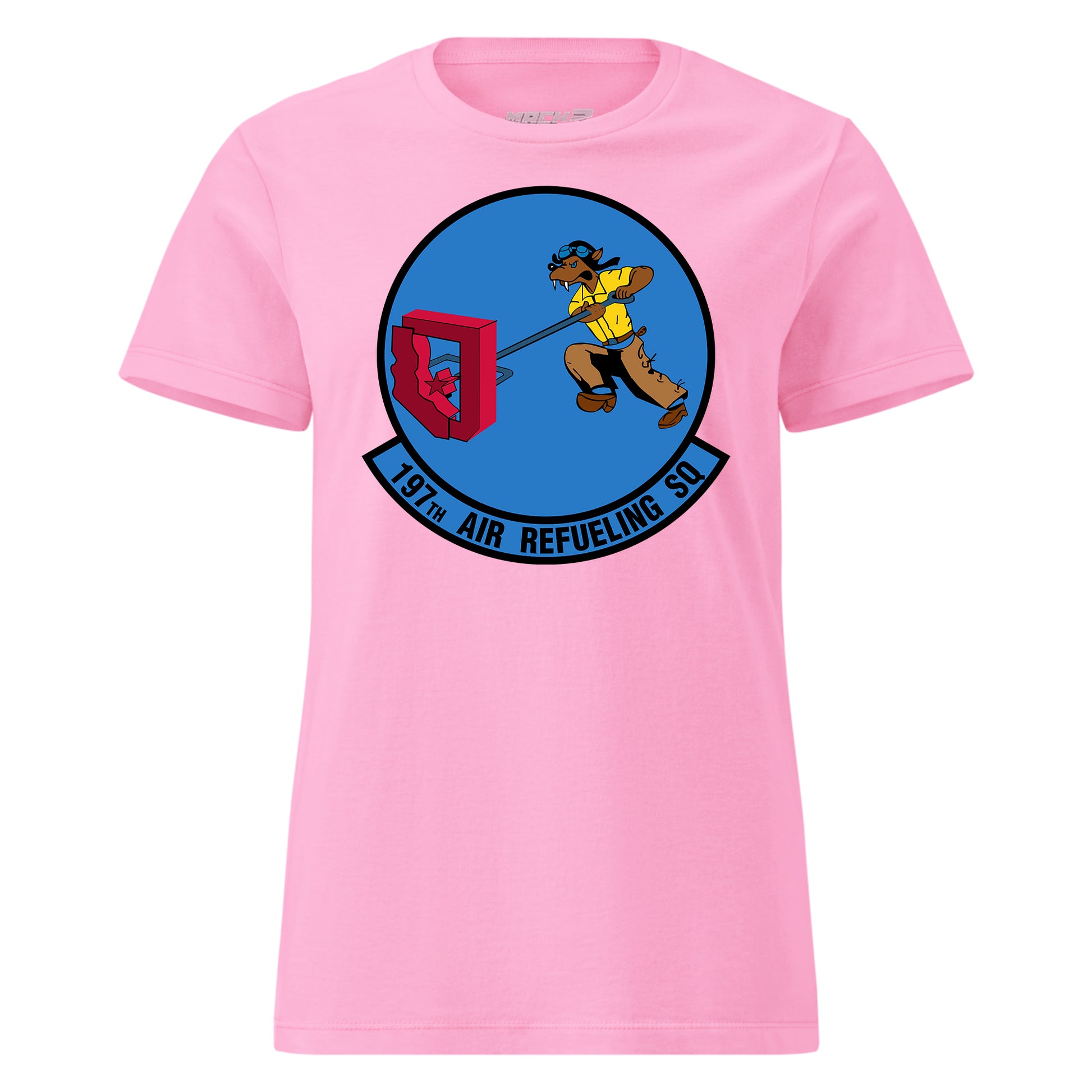 Mach2 Squadron Upload | 197TH AIR REFUELING SQUADRON | Womens | Pink | MACH-WOMENS-FRONT-PINK.jpg