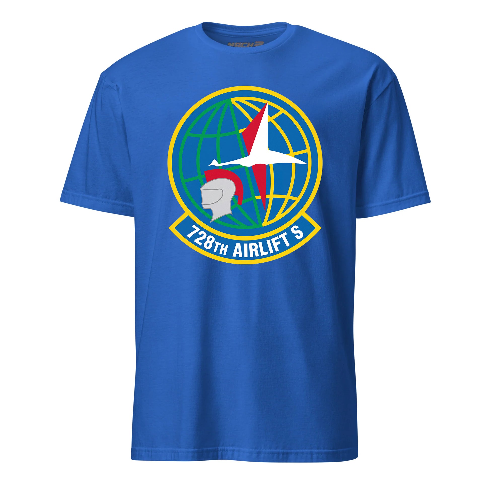 Mach2 Squadron Upload | 728TH AIRLIFT SQUADRON | T-Shirt | Royal | MACH-SHORT-SLEEVE-FRONT-ROYAL.jpg