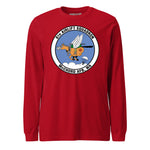 Mach2 Squadron Upload | 8TH AIRLIFT SQUADRON | Long Sleeve | Red | MACH-LONG-SLEEVE-FRONT-RED.jpg