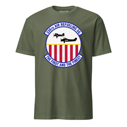 Mach2 Squadron Upload | 336TH AIR REFUELING SQUADRON | T-Shirt | OD Green | MACH-SHORT-SLEEVE-FRONT-OD.jpg