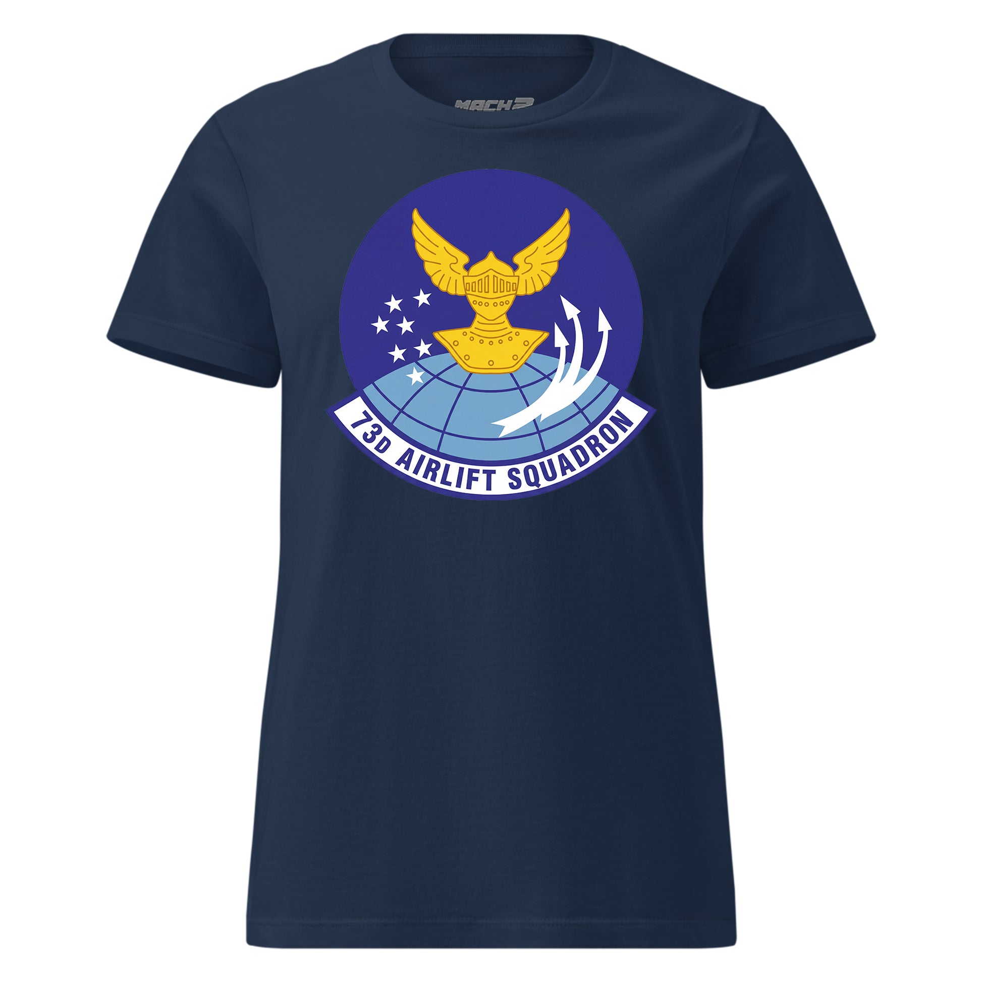 Mach2 Squadron Upload | 73RD AIRLIFT SQUADRON | Womens | Navy | MACH-WOMENS-FRONT-NAVY.jpg