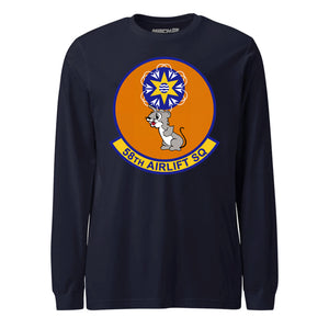 Mach2 Squadron Upload | 58TH AIRLIFT SQUADRON | Long Sleeve | Navy | MACH-LONG-SLEEVE-FRONT-NAVY.jpg