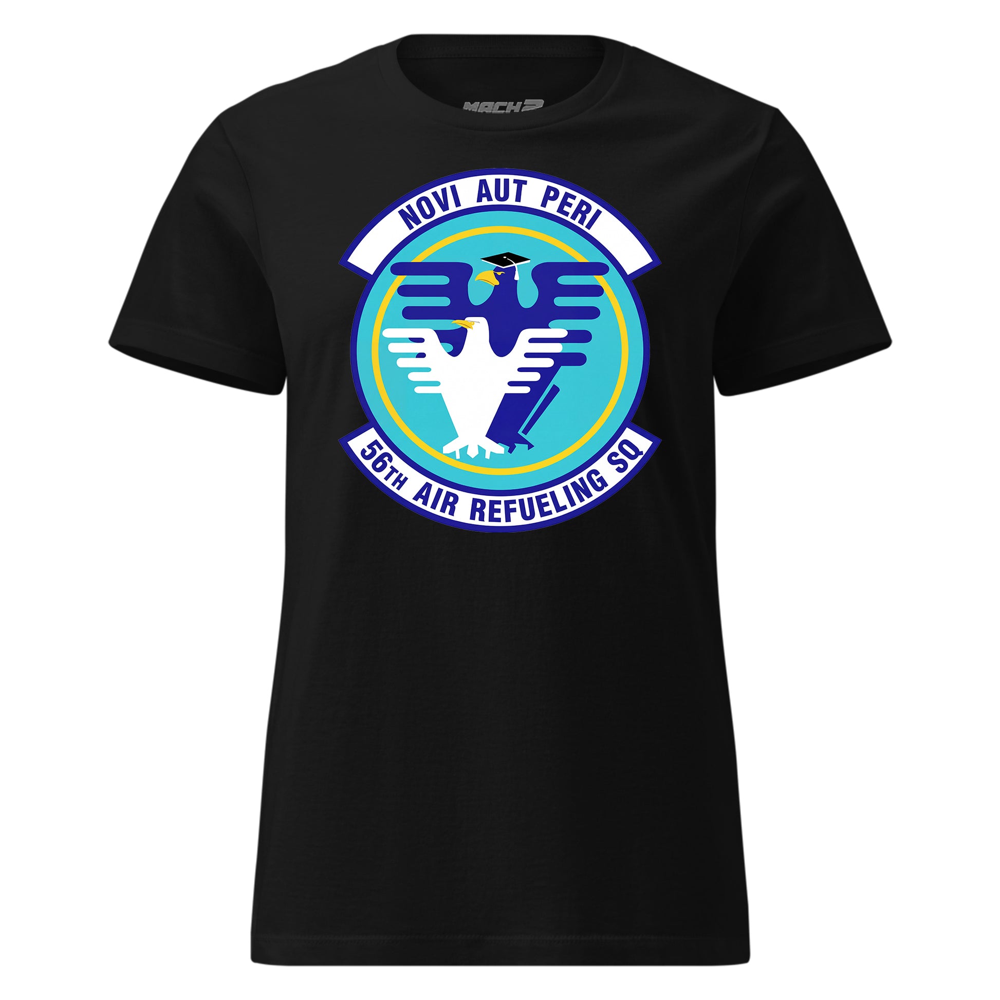Mach2 Squadron Upload | 56TH AIR REFUELING SQUADRON | Womens | Black | MACH-WOMENS-FRONT-BLACK.jpg