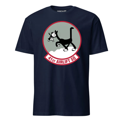 Mach2 Squadron Upload | 41ST AIRLIFT SQUADRON | T-Shirt | Navy | MACH-SHORT-SLEEVE-FRONT-NAVY.jpg