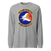 156th Airlift Squadron Long Sleeve T-Shirt - Heather Grey