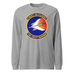 Mach2 Squadron Upload | 156TH AIRLIFT SQUADRON | Long Sleeve | Heather Grey | MACH-LONG-SLEEVE-FRONT-GREY.jpg