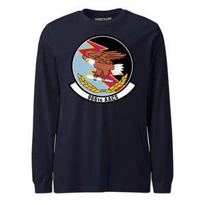Mach2 Squadron Upload | 966TH AIRBORNE AIR CONTROL SQUADRON | Long Sleeve | Navy | MACH-LONG-SLEEVE-FRONT-NAVY.jpg