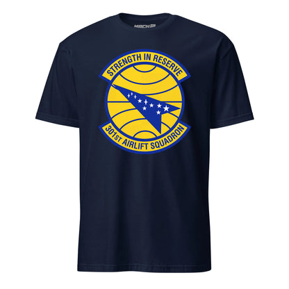 Mach2 Squadron Upload | 301ST AIRLIFT SQUADRON | T-Shirt | Navy | MACH-SHORT-SLEEVE-FRONT-NAVY.jpg