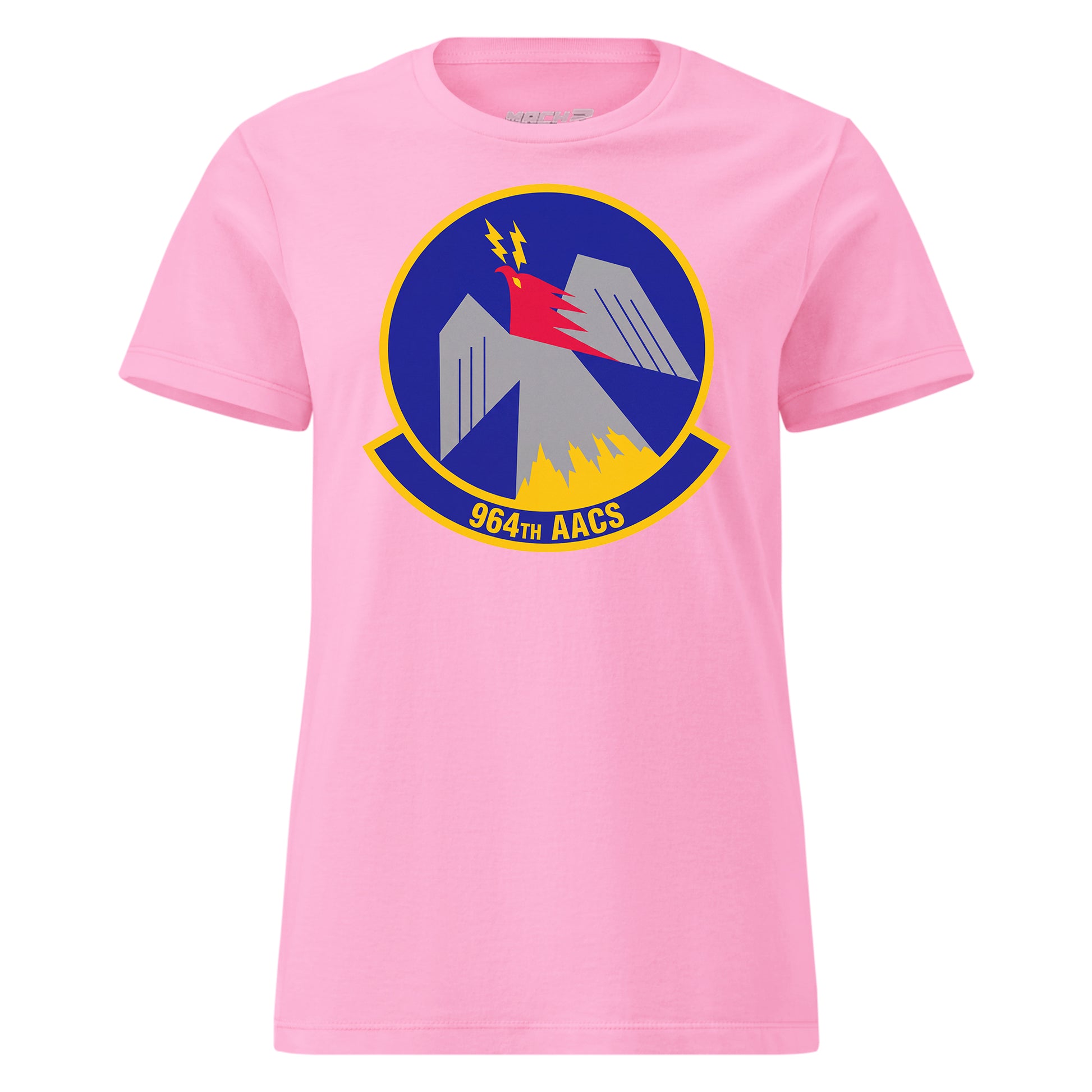 Mach2 Squadron Upload | 964TH AIRBORNE AIR CONTROL SQUADRON | Womens | Pink | MACH-WOMENS-FRONT-PINK.jpg