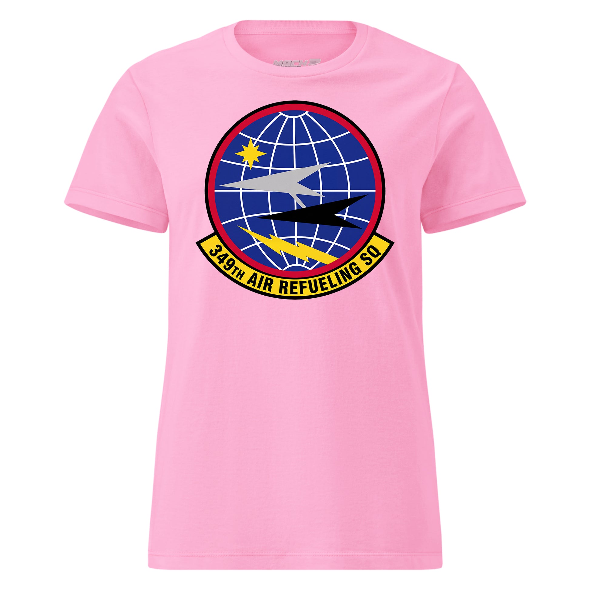 Mach2 Squadron Upload | 349TH AIR REFUELING SQUADRON | Womens | Pink | MACH-WOMENS-FRONT-PINK.jpg
