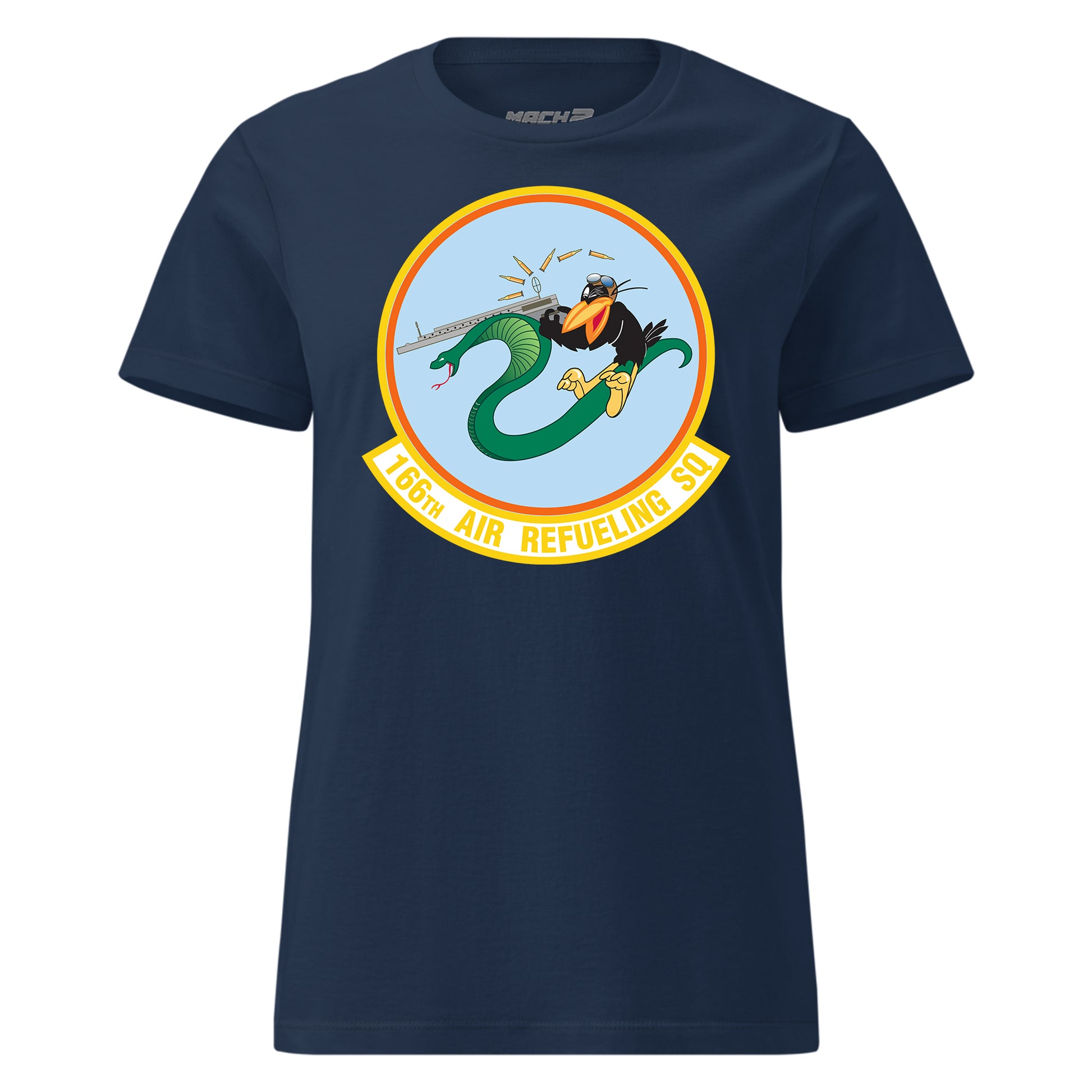 Mach2 Squadron Upload | 166TH AIR REFUELING SQUADRON | Womens | Navy | MACH-WOMENS-FRONT-NAVY.jpg