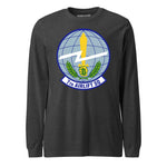 Mach2 Squadron Upload | 7TH AIRLIFT SQUADRON | Long Sleeve | Charcoal Heather | MACH-LONG-SLEEVE-FRONT-CHARCOAL.jpg
