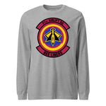 Mach2 Squadron Upload | 21ST AIRLIFT SQUADRON | Long Sleeve | Heather Grey | MACH-LONG-SLEEVE-FRONT-GREY.jpg