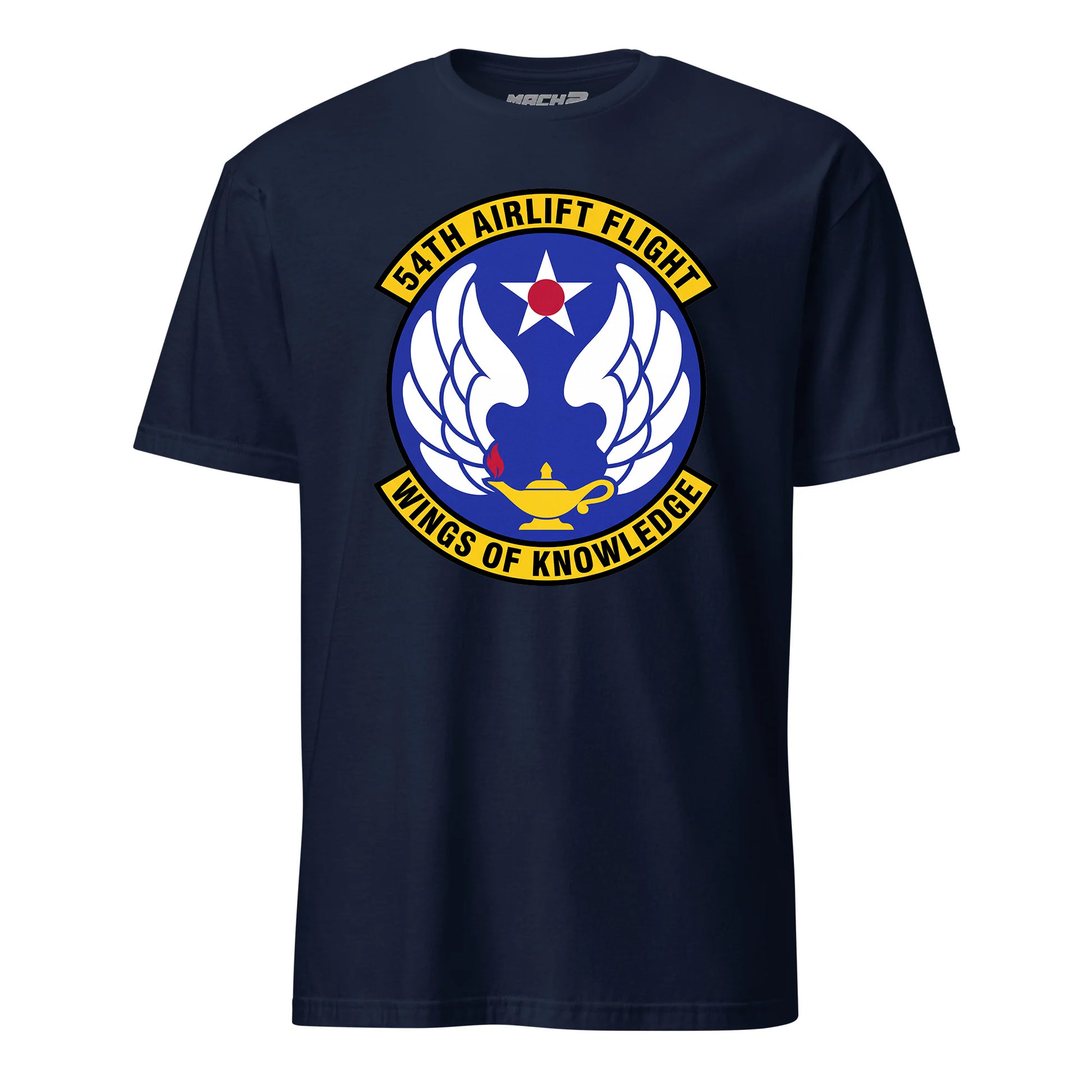 Mach2 Squadron Upload | 54TH AIRLIFT SQUADRON | T-Shirt | Navy | MACH-SHORT-SLEEVE-FRONT-NAVY.jpg