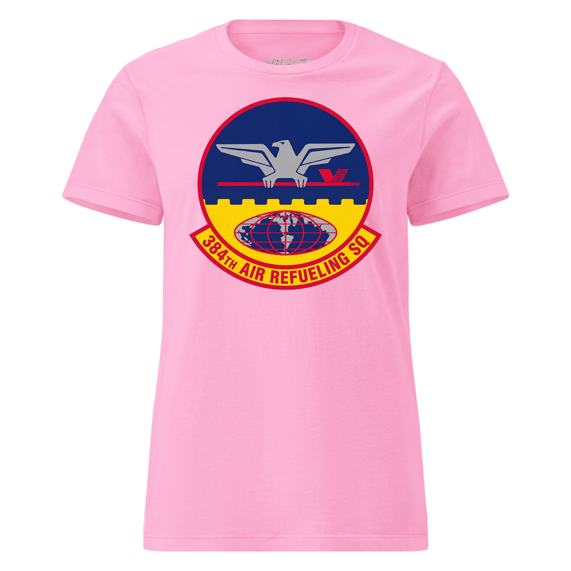 Mach2 Squadron Upload | 384TH AIR REFUELING SQUADRON | Womens | Pink | MACH-WOMENS-FRONT-PINK.jpg
