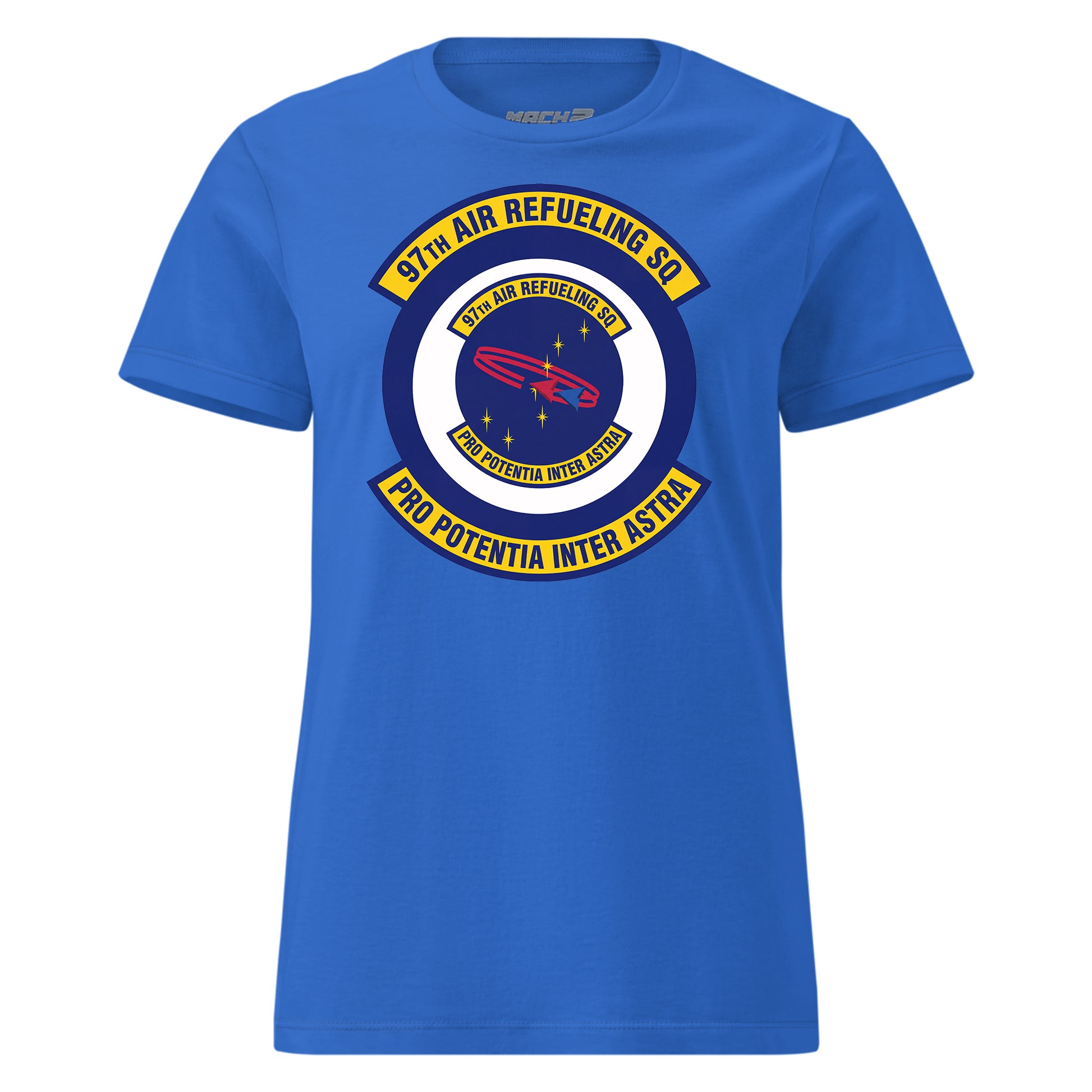 Mach2 Squadron Upload | 97TH AIR REFUELING SQUADRON | Womens | Royal | MACH-WOMENS-FRONT-ROYAL.jpg