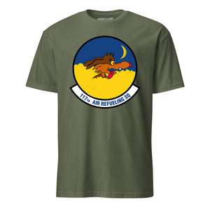 Mach2 Squadron Upload | 117TH AIR REFUELING SQUADRON | T-Shirt | OD Green | MACH-SHORT-SLEEVE-FRONT-OD.jpg