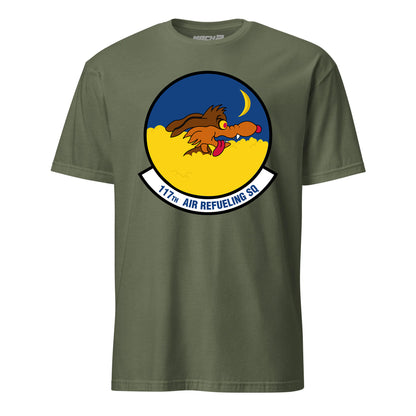 Mach2 Squadron Upload | 117TH AIR REFUELING SQUADRON | T-Shirt | OD Green | MACH-SHORT-SLEEVE-FRONT-OD.jpg
