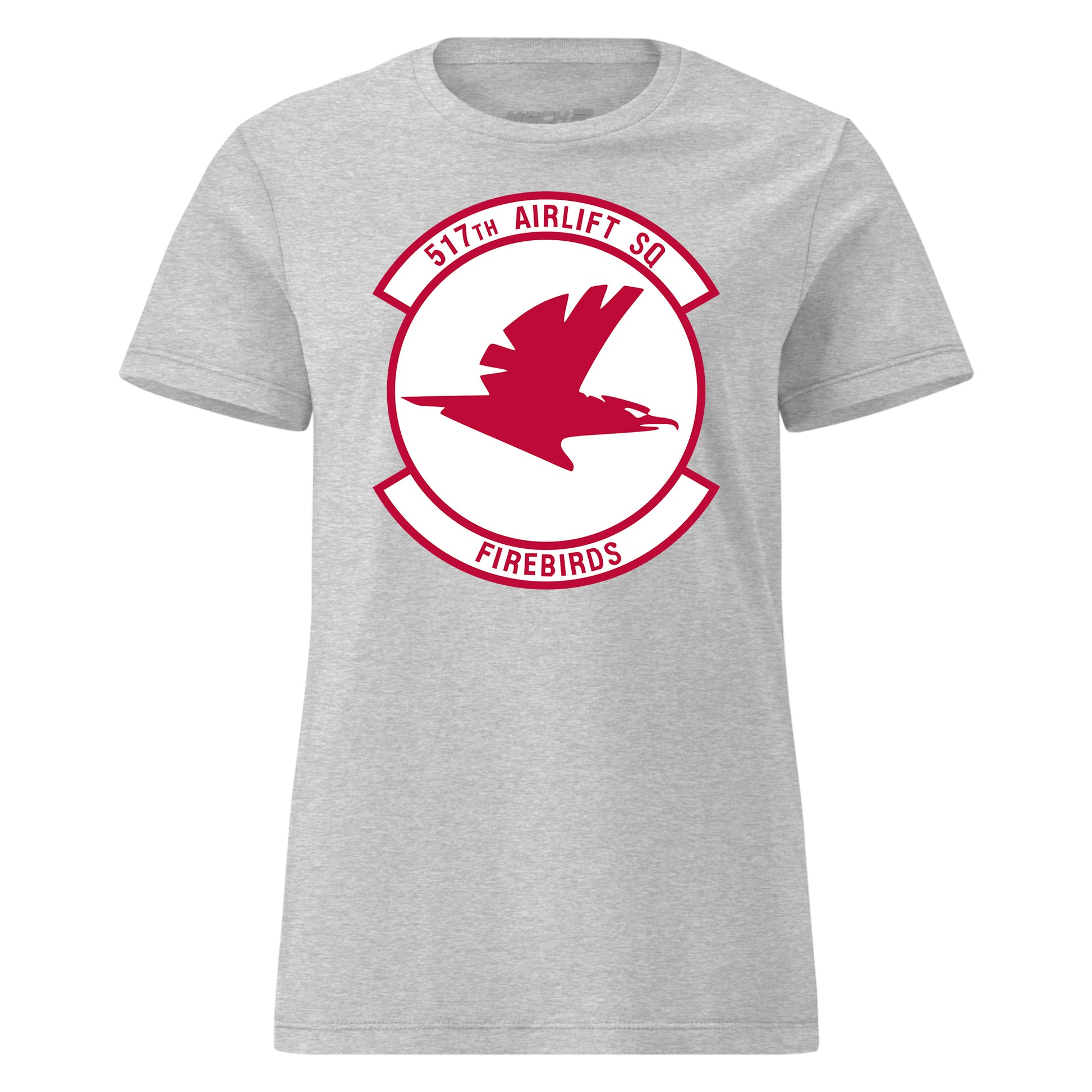 Mach2 Squadron Upload | 517TH AIRLIFT SQUADRON | Womens | Heather Grey | MACH-WOMENS-FRONT-GREY.jpg