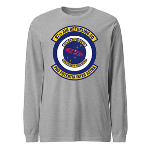 Mach2 Squadron Upload | 97TH AIR REFUELING SQUADRON | Long Sleeve | Heather Grey | MACH-LONG-SLEEVE-FRONT-GREY.jpg