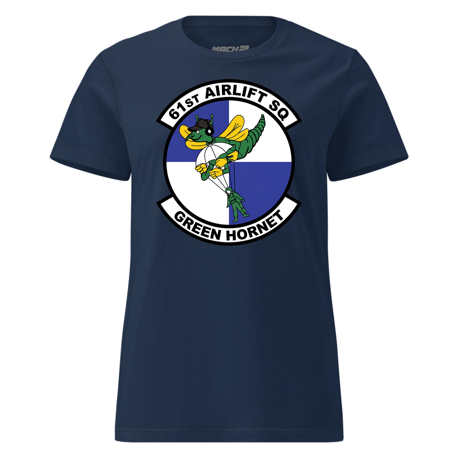 Mach2 Squadron Upload | 61ST AIRLIFT SQUADRON | Womens | Navy | MACH-WOMENS-FRONT-NAVY.jpg