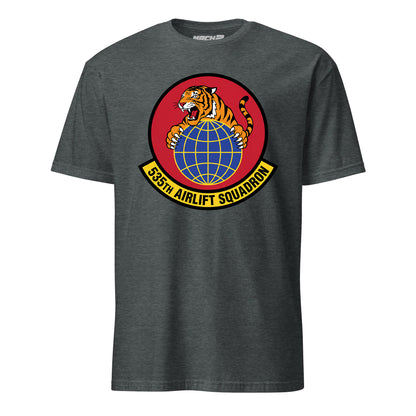 Mach2 Squadron Upload | 535TH AIRLIFT SQUADRON | T-Shirt | Charcoal Heather | MACH-SHORT-SLEEVE-FRONT-CHARCOAL.jpg