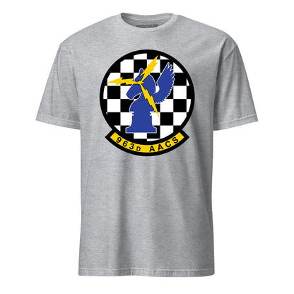Mach2 Squadron Upload | 963RD AIRBORNE AIR CONTROL SQUADRON | T-Shirt | Heather Grey | MACH-SHORT-SLEEVE-FRONT-GREY.jpg